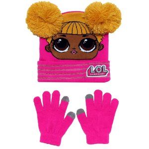 L.O.L. Surprise! Cuff Beanie & Texting Glove Set